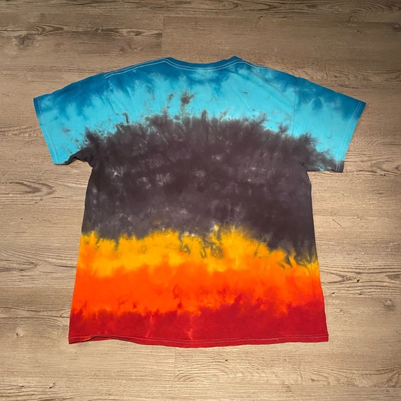 Led Zeppelin 1975 USA Tour Tie-Dye T-Shirt Size L - Picture 4 of 4